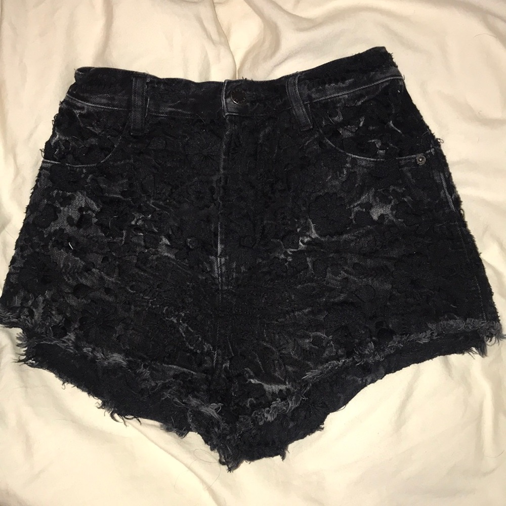 Free People Black Shorts